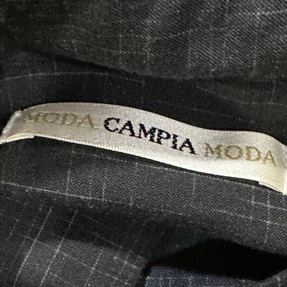 MODA CAMPIA Mens Hawaiian Shirt Size XXL Black Pineapple Print Tropical - Picture 7 of 7